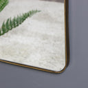 Tall Brushed Gold Wall / Floor / Leaner Mirror 47cm x 142cm