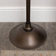 Tall Dark Metal Coat Rack with 8 Storage Hooks