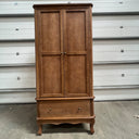 Tall Dark Wood Wardrobe - Ashwell Range DAMAGED SECONDS