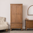 Tall Dark Wooden Wardrobe - Ashwell Range