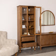 Tall Freestanding Display Drinks Cabinet - Ashwell Range