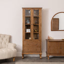 Tall Freestanding Display Drinks Cabinet - Ashwell Range