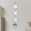 Tall Gold Multi Circle Link Style Wall Mirror 170cm x 30cm