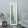 Tall / Long White Ornate Wall / Leaner Mirror 47cm x 142cm