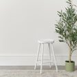 Tall Oak Distressed White Wash Oak Bar Stool