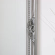 Tall Silver Ornate Bevelled Mirror 47cm x 142cm