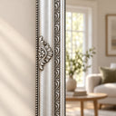 Tall Silver Ornate Mirror 47cm x 142cm