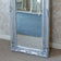 Tall Silver Ornate Mirror