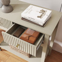 Taupe 2 Drawer Console / Dressing Table - Hales Taupe Range