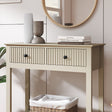 Taupe 2 Drawer Console / Dressing Table - Hales Taupe Range