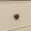 Taupe &amp; Wooden 7 Drawer Chest of Drawers - Claudia Range