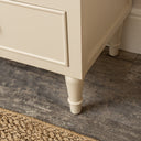 Taupe &amp; Wooden 7 Drawer Chest of Drawers &amp; Pair of Two Drawer Bedside...
