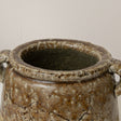 Textured Multitonal Neutral Ceramic Glazed Planter - 15cm