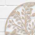 Textured Stone Tree Detail Garden Wall Art - 30cm