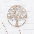 Textured Stone Tree Detail Garden Wall Art - 30cm