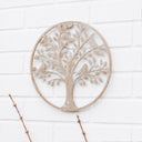 Textured Stone Tree Detail Garden Wall Art - 30cm