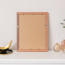 Textured Watercolour Teacups Wall Art Print with A Gold Frame - 40cm x 50cm