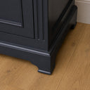 Two Door Shoe Cabinet With 3 Shelves - Daventry Navy Black Range