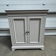 Two Door Small Sideboard/Shoe Cabinet - Daventry Taupe-Grey Range- Damaged second
