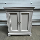 Two Door Small Sideboard/Shoe Cabinet - Daventry Taupe-Grey Range- Damaged second