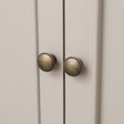 Two Door Small Sideboard/Shoe Cabinet - Daventry Taupe-Grey Range