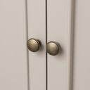 Two Door Small Sideboard/Shoe Cabinet - Daventry Taupe-Grey Range
