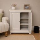 Two Door Small Sideboard/Shoe Cabinet - Daventry Taupe-Grey Range