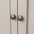 Two Door Small Sideboard/Shoe Cabinet - Daventry Taupe-Grey Range