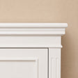 Two Door Small Sideboard/Shoe Cabinet with Two Shelves - Daventry Ivory Range