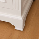 Two Door Small Sideboard/Shoe Cabinet with Two Shelves - Daventry Ivory Range