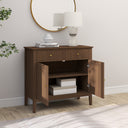 Two Door Two Drawer Sideboard - Hales Dark Wood Range