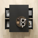 Two Drawer Coffee Table - Hales Black Range