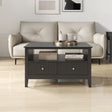 Two Drawer Coffee Table - Hales Black Range