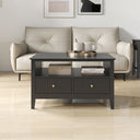 Two Drawer Coffee Table - Hales Black Range