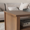 Two Drawer Coffee Table - Hales Dark Wood Range