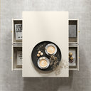 Two Drawer Coffee Table - Hales Taupe Range