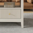 Two Drawer Coffee Table - Hales Taupe Range