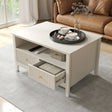 Two Drawer Coffee Table - Hales Taupe Range