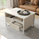 Two Drawer Coffee Table - Hales Taupe Range