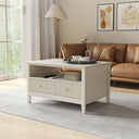 Two Drawer Coffee Table - Hales Taupe Range