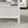 Two Drawer Coffee Table - Hales White Range