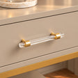 Two Drawer Dressing Table Set &amp; Pair of One Drawer Bedside Tables - Liana Taupe Range