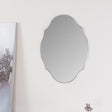 Vintage Frameless Bevelled Wall Mirror 38cm x 50cm