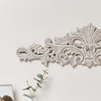 Vintage White Fleur De Lys Wall Plaque