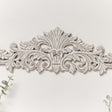 Vintage White Fleur De Lys Wall Plaque