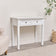 White 2 Drawer Console / Dressing Table - Daventry White Range