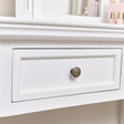 White 2 Drawer Console / Dressing Table - Daventry White Range