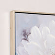 White &amp; Blue Peony Flower Gold Framed Wall Art - 40cm x 40cm