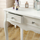 White Dressing Table &amp; Mirror Set - Victoria Range -Damaged second