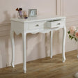 White Dressing Table &amp; Mirror Set - Victoria Range